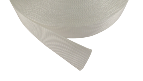 Gurtband Polypropylen weiß 50 mm 75 Meter